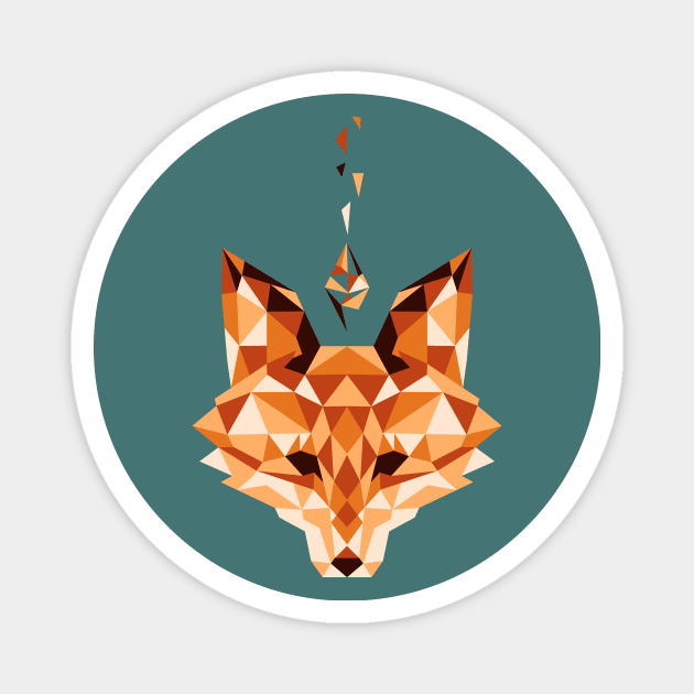 Crystal Fox Magnet by Chofy87